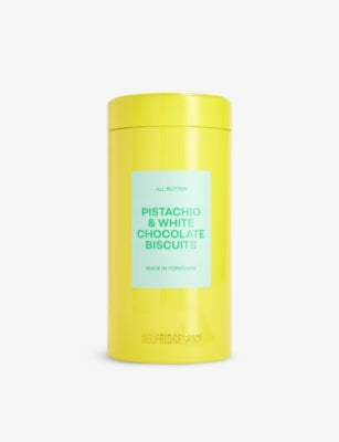 Selfridges Selection pistachio and white chocolate biscuits 200g, imported from the UK