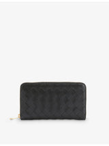 selfridges Bottega Veneta Intrecciato Zipped Leather Wallet- Buy online at McGrocer