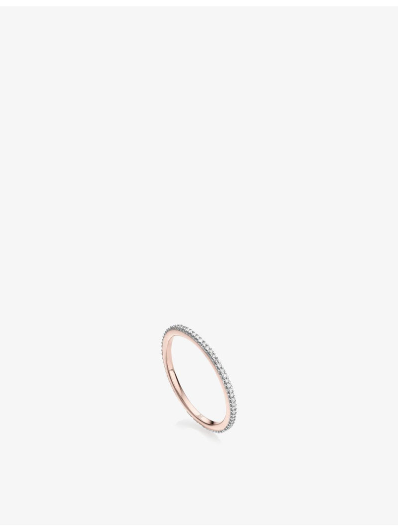 Monica Vinader 0.12 diamond eternity ring (British brand)