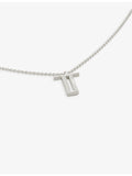 Monica Vinader T-charm sterling-silver pendant necklace, UK version