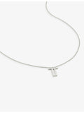 Monica Vinader T-charm sterling-silver pendant necklace, UK version