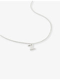 Monica Vinader Z letter pendant necklace recycled silver - British product