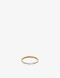 Monica Vinader Single-band 14ct Yellow Gold 0.2975ct Diamond Ring