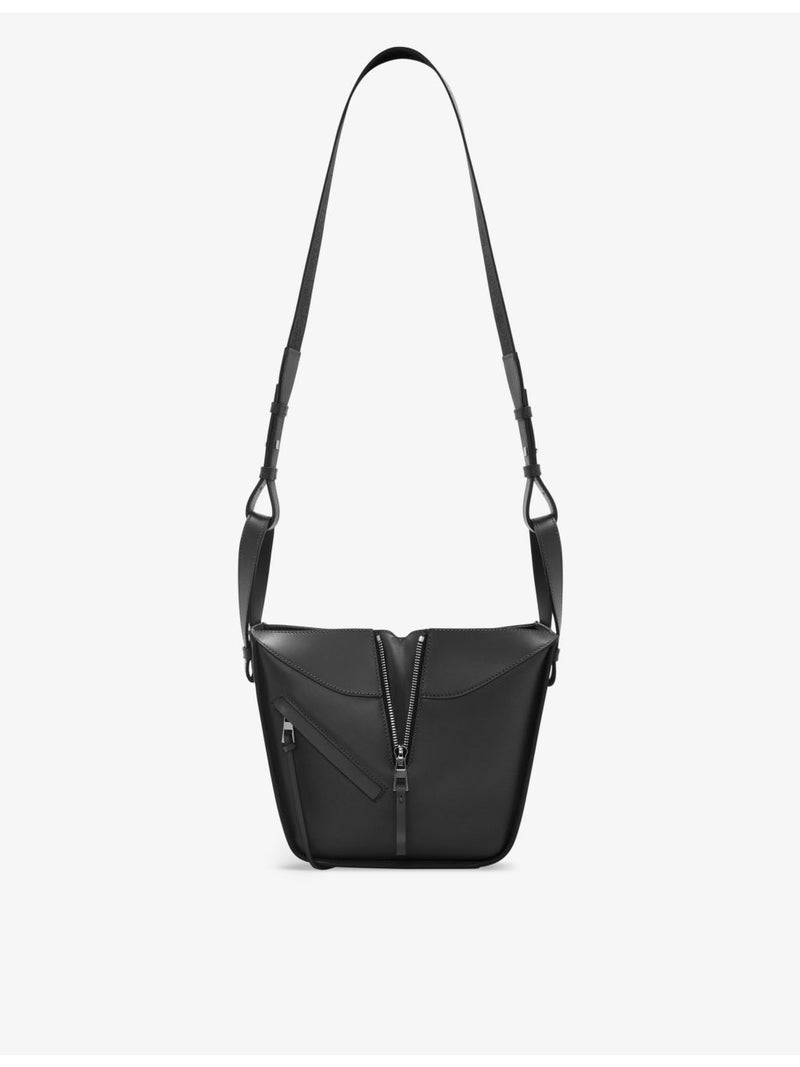 Loewe Hammock compact leather top-handle bag, imported from the UK