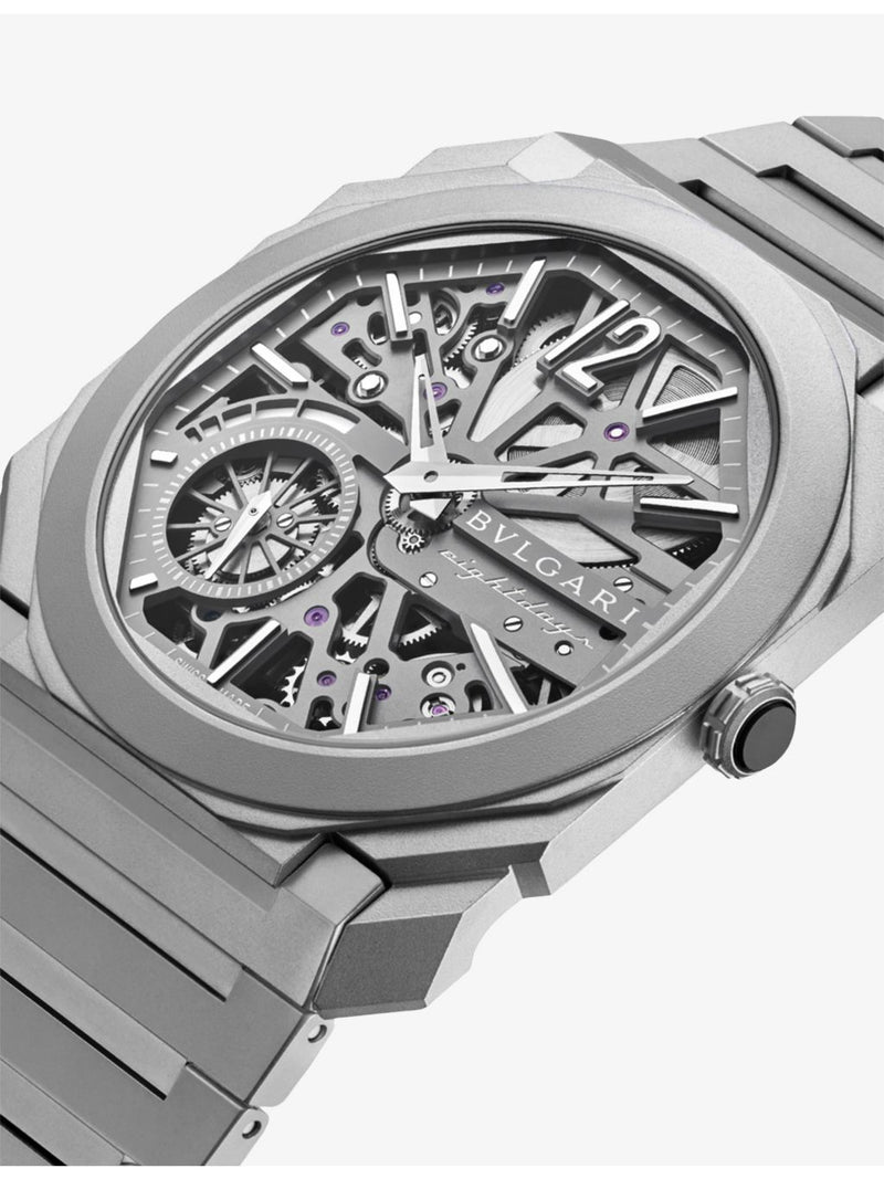 Bvlgari Octo Finissimo skeleton titanium watch 40mm, UK version