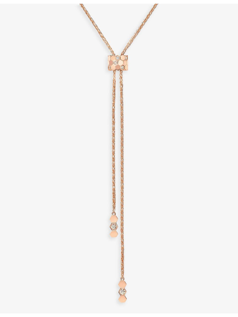 Chaumet Bee de Chaumet 18ct rose gold diamond pendant (British brand)