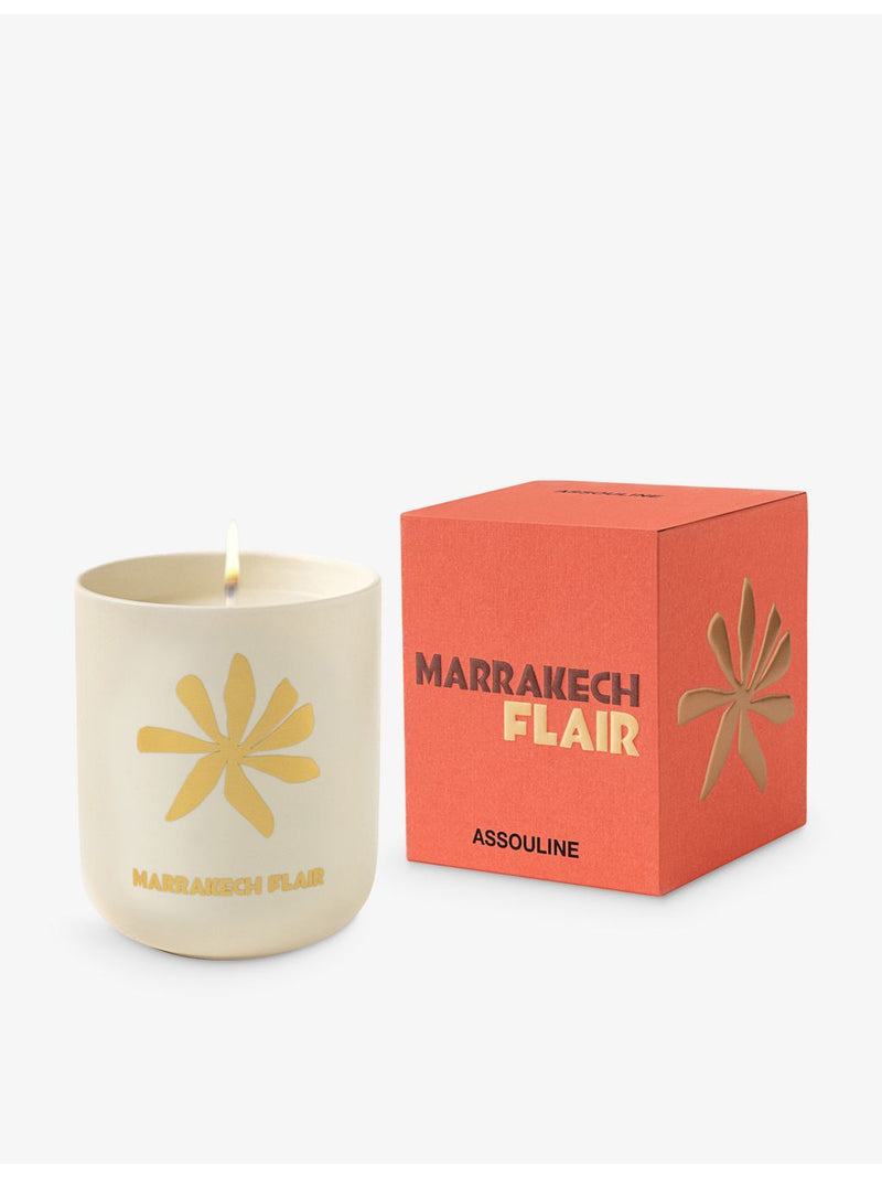 Assouline Marrakech Flair wax travel candle 139g, UK version