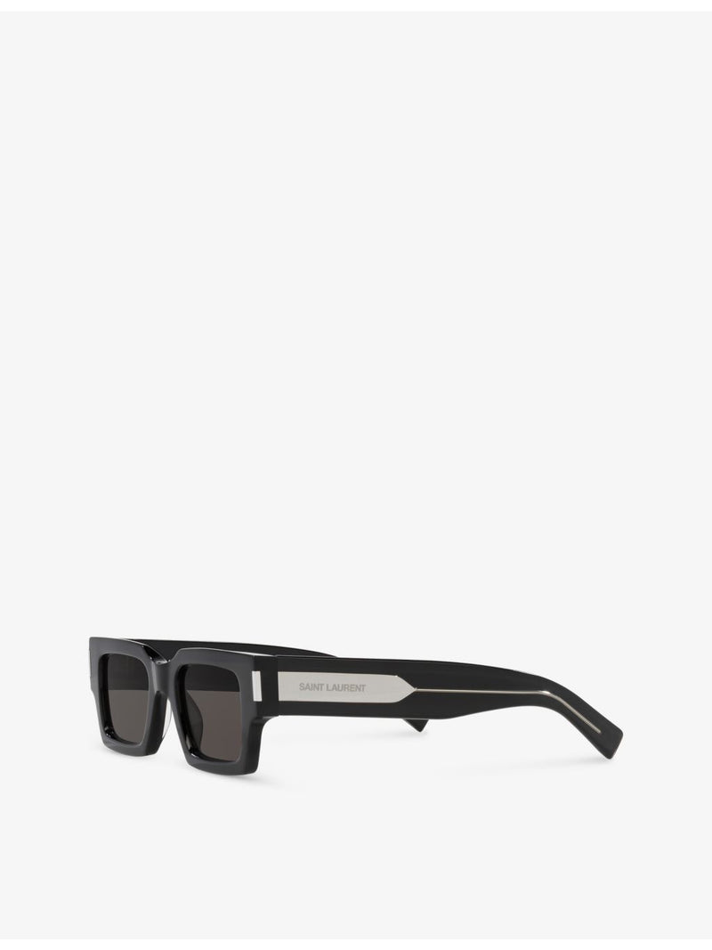 Saint Laurent rectangle acetate sunglasses, UK version