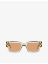 selfridges Saint Laurent Rectangle-Frame Acetate Sunglasses- Buy online at McGrocer