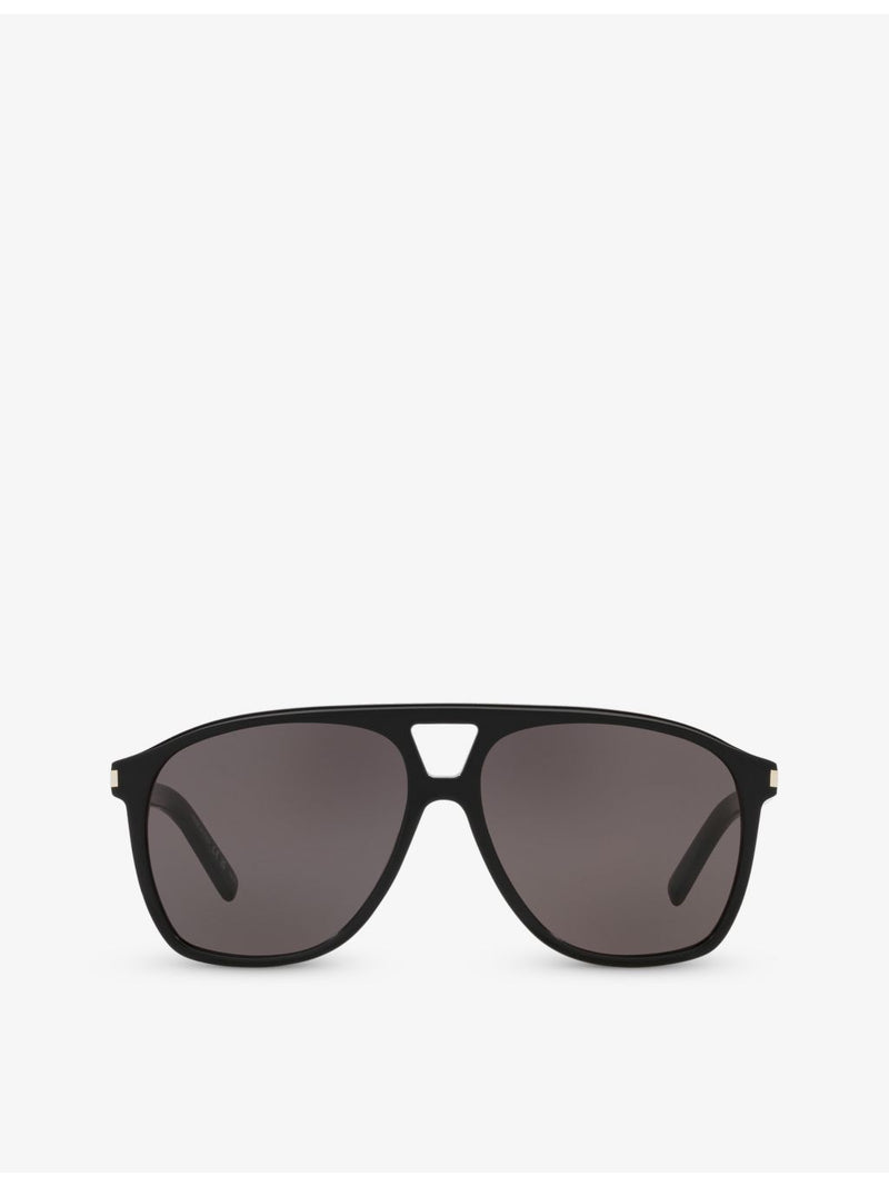 Saint Laurent Dune rectangle acetate sunglasses with UV lenses - British product