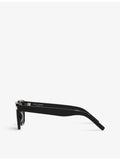 Saint Laurent SL598 rectangle acetate sunglasses, UK version
