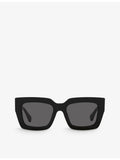 Bottega Veneta square-frame acetate sunglasses - British product