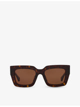 selfridges Bottega Veneta Rectangle-Frame Acetate Sunglasses- Buy online at McGrocer