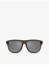 selfridges Ray-Ban Boyfriend Reverse Square Injected Sunglasses- Buy online at McGrocer