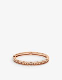 Bvlgari B.zero1 18ct Rose-Gold and 0.87ct Diamond Pavé Bracelet