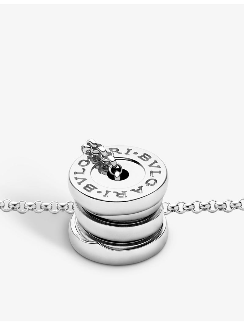 Bvlgari B.zero1 mini white gold necklace, UK version