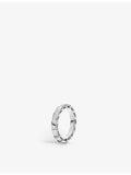 Bvlgari Serpenti Viper wedding band in 18ct white gold (British brand)