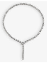 selfridges Bvlgari Serpenti Viper 18ct White-Gold and 8.21ct Diamond Necklace- Buy online at McGrocer