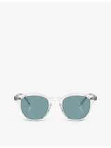 selfridges Oliver Peoples Desmon Sun Round-Frame Acetate Sunglasses- Buy online at McGrocer