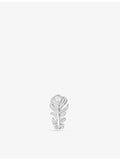 Boucheron Plume de Paon diamond ring XS 18ct white gold (British brand)