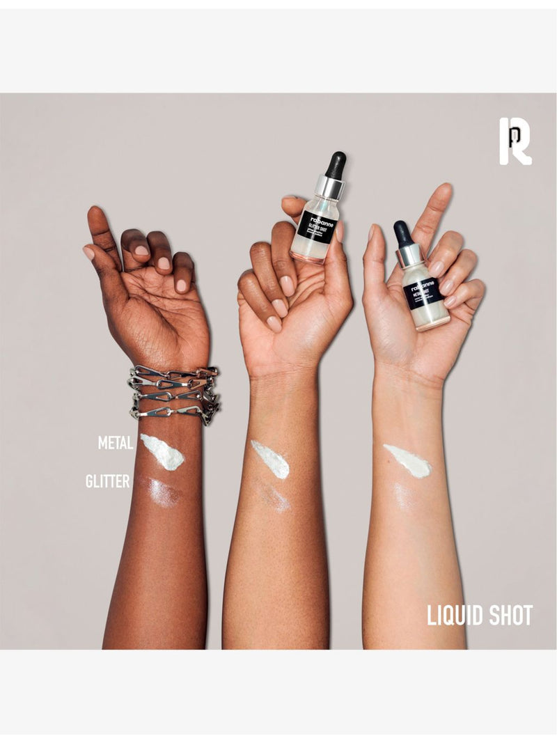 Rabanne Liquid Shot glitter amplifier 15ml (British brand)