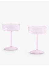 selfridges HAY Tint Coupe Glasses Set of Two- Buy online at McGrocer