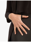 Bvlgari four-band ring in 18ct rose gold (British brand)