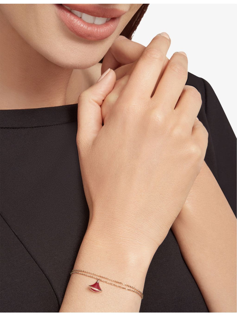 Bvlgari Divas Dream bracelet 18ct rose gold carnelian, imported from the UK