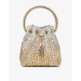 selfridges Jimmy Choo Bon Bon Satin Top-Handle Bag- Buy online at McGrocer