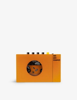 Cassette player with Bluetooth and aluminum case (British brand)