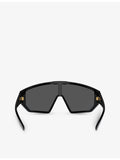 Versace VE4461 irregular-frame acetate sunglasses, imported from the UK