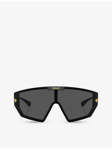 selfridges Versace VE4461 Irregular-Frame Acetate Sunglasses- Buy online at McGrocer