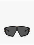 Versace VE4461 irregular-frame acetate sunglasses, imported from the UK