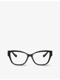 Versace square-frame plastic glasses VE3347, imported from the UK