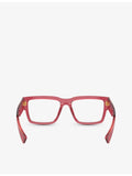 Miu Miu MU02XV acetate eyeglasses rectangle frame, UK version