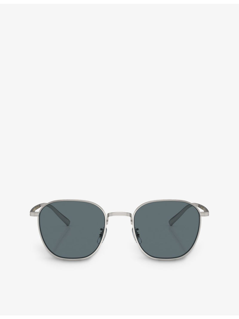 Oliver Peoples OV1329ST square-frame titanium sunglasses - British product
