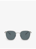 Oliver Peoples OV1329ST square-frame titanium sunglasses - British product