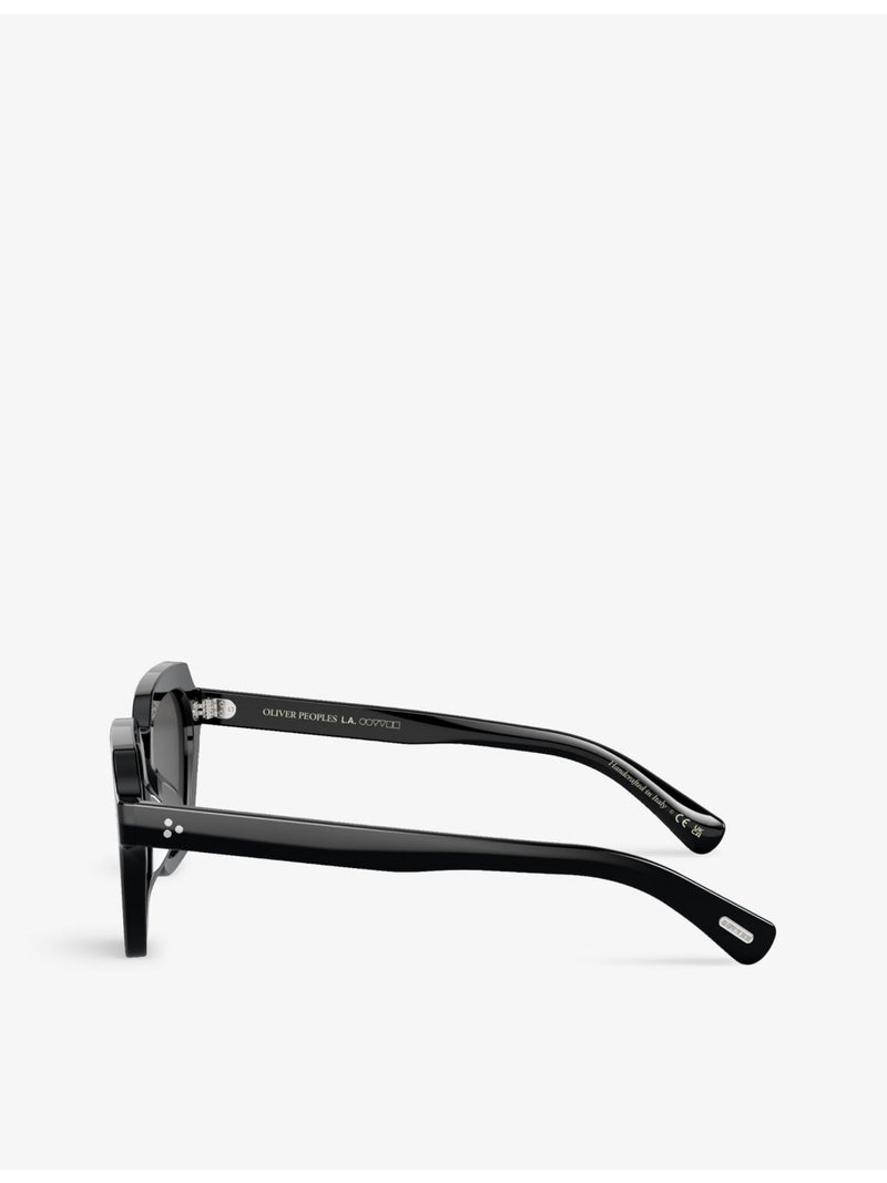 Oliver Peoples Kienna square acetate sunglasses OV5526SU, imported from the UK