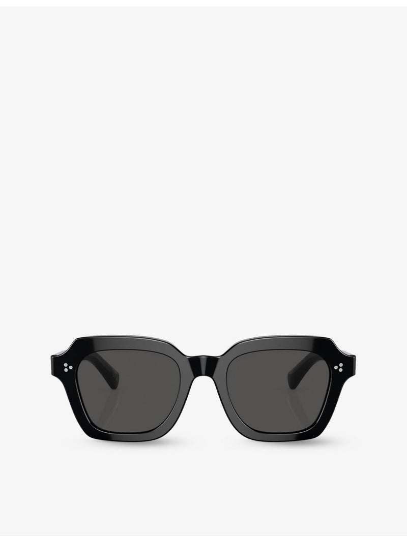 Oliver Peoples Kienna square acetate sunglasses OV5526SU, imported from the UK