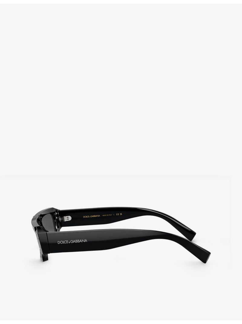 Dolce & Gabbana DG4458 rectangle acetate sunglasses, imported from the UK