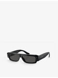 Dolce & Gabbana DG4458 rectangle acetate sunglasses, imported from the UK