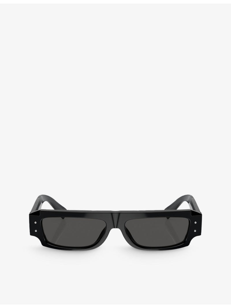 Dolce & Gabbana DG4458 rectangle acetate sunglasses, imported from the UK