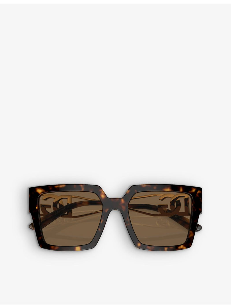 Dolce & Gabbana DG4446B tortoiseshell acetate sunglasses, imported from the UK