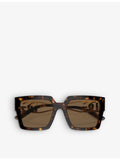Dolce & Gabbana DG4446B tortoiseshell acetate sunglasses, imported from the UK