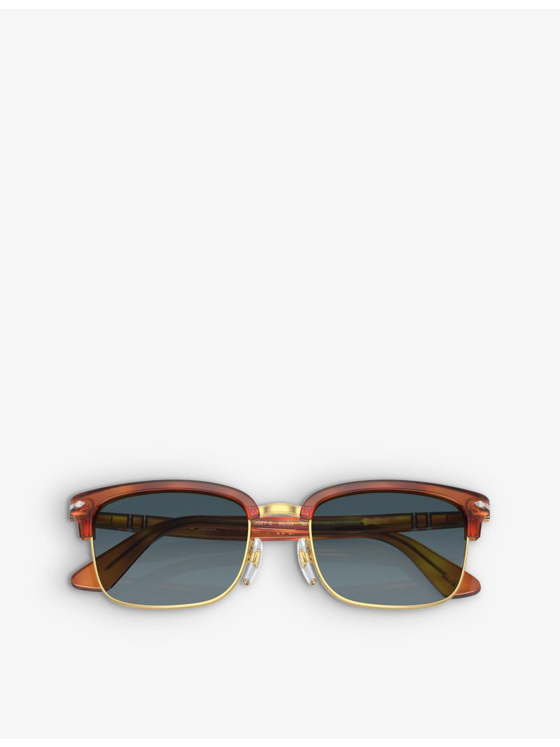 Persol PO3327S rectangle acetate sunglasses, UK version
