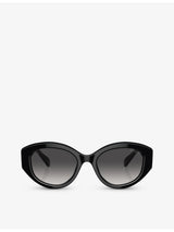 selfridges Swarovski Irregular-Frame Acetate Sunglasses SK6005- Buy online at McGrocer