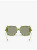 Swarovski SK6011 square-frame acetate sunglasses, UK version
