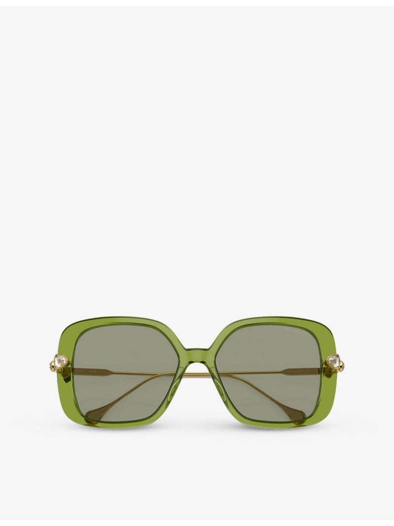 Swarovski SK6011 square-frame acetate sunglasses, UK version