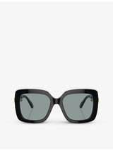 selfridges Swarovski SK6001 Square-Frame Acetate Sunglasses- Buy online at McGrocer