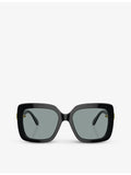 Swarovski sunglasses SK6001 square-frame acetate, UK version